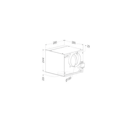 245999 NOVY Externe motor tbv afzuiging