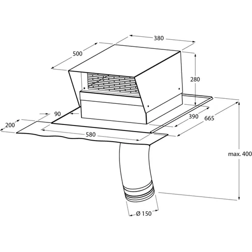 ULZ BORA Externe motor tbv afzuiging