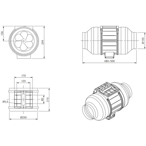 ULI BORA Externe motor tbv afzuiging