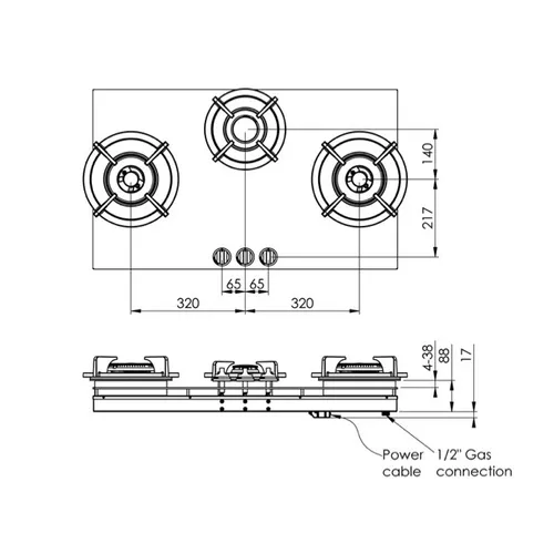 COLO PITTCOOKING Domino element