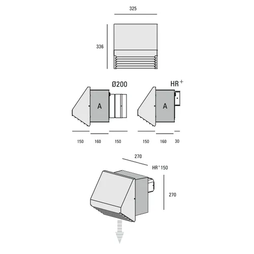 GEC146A ABK INNOVENT Externe motor tbv afzuiging