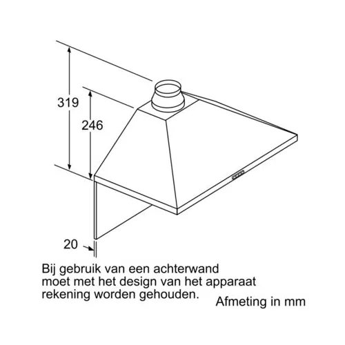 DWP96BC50 BOSCH Wandschouw afzuigkap