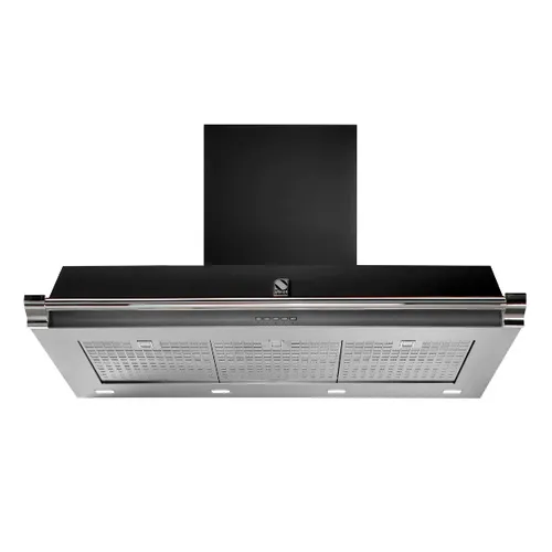 AKL100BA STEEL Wandschouw afzuigkap