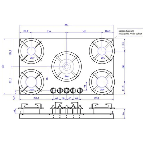 ELBRUS PITTCOOKING Domino element