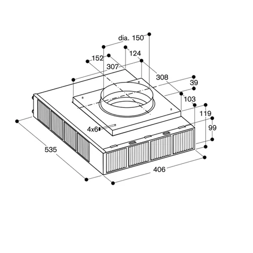 AR413122 GAGGENAU Externe motor tbv afzuiging