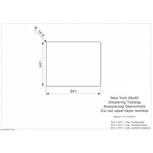 R27646 REGINOX Spoelbak