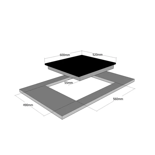 CRF60404 AIRO DESIGN Inductie kookplaat