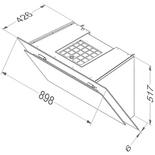 7838 NOVY Wandschouw afzuigkap