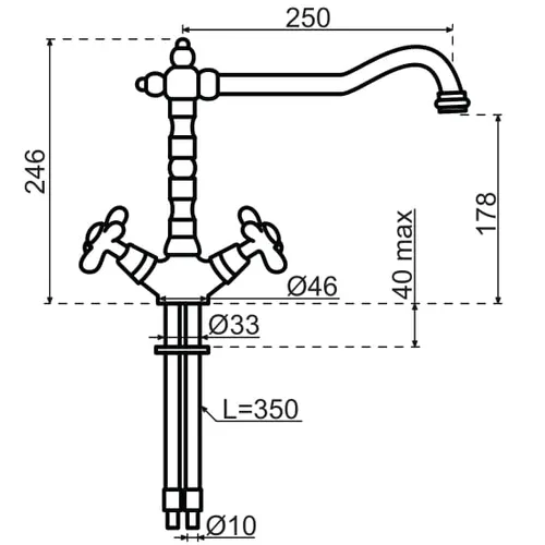250506 DEKORADO Keukenkraan