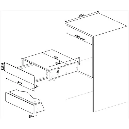 CPR915P SMEG Serviesverwarmer