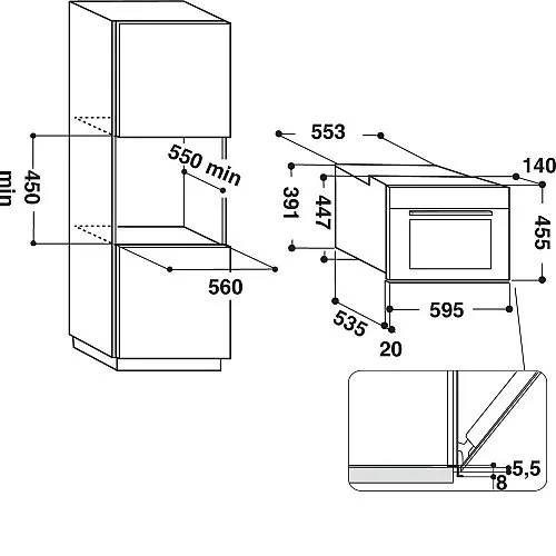 AMW9605IX WHIRLPOOL Combimagnetron
