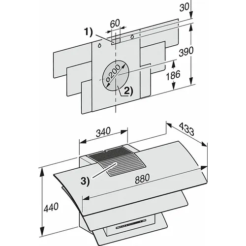 DA7198WGRGR MIELE Wandschouw afzuigkap