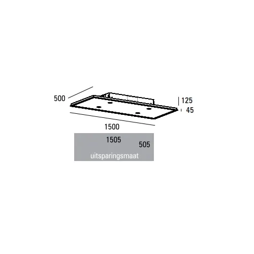 PA07157RZL ABK INNOVENT Plafond afzuigkap