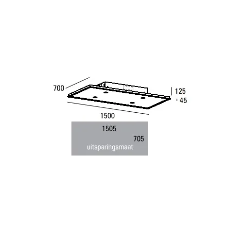PA07157RZ ABK INNOVENT Plafond afzuigkap