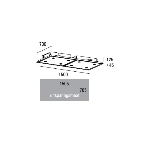 PA071572RZ ABK INNOVENT Plafond afzuigkap