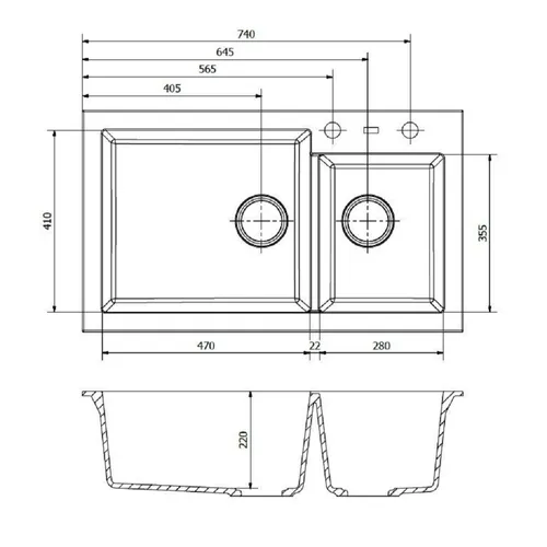 R31100 REGINOX Spoelbak