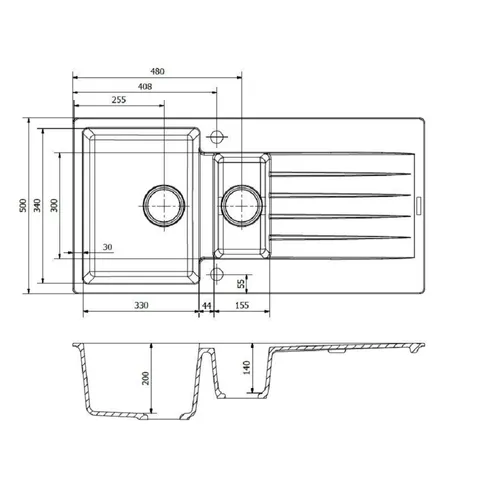 R31292 REGINOX Spoelbak