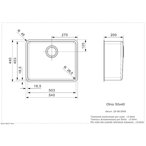 R15780 REGINOX Spoelbak
