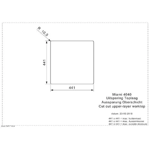 R30714 REGINOX Spoelbak