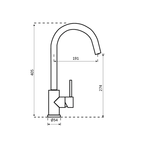 R30493 REGINOX Keukenkraan
