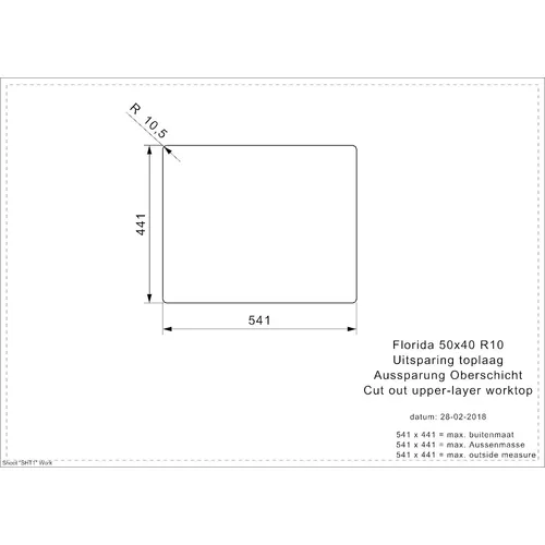 R26281 REGINOX Spoelbak