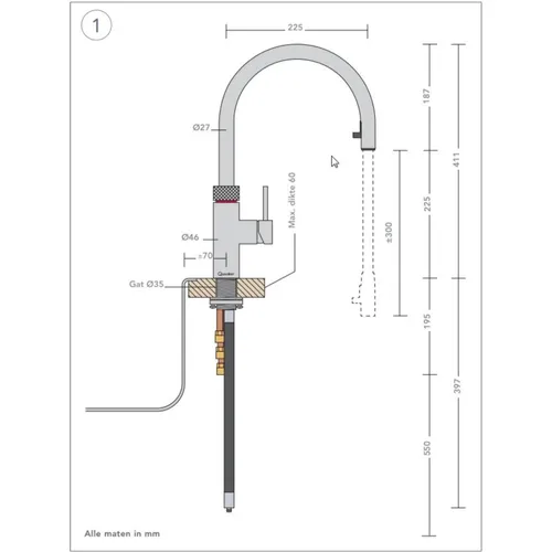 22+XRVSCUBE QUOOKER Quooker