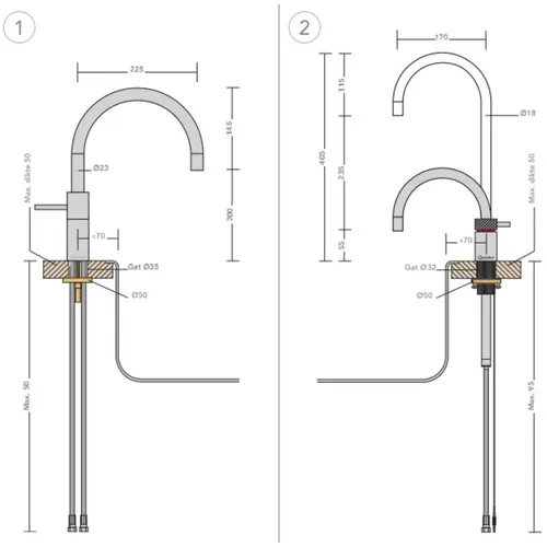 22+NRCHRTTCUBE QUOOKER Quooker