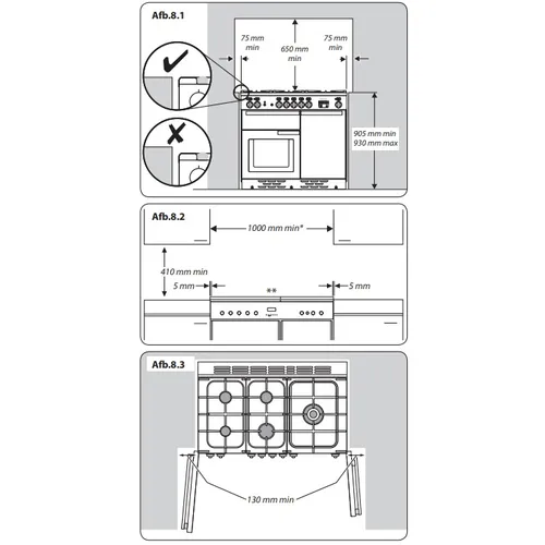 PDL100DFSLCEU FALCON Fornuis 100 cm