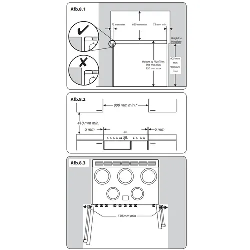 INF90EISLEU FALCON Fornuis 90 cm