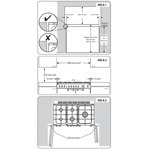 INF90DFSLEU FALCON Fornuis 90 cm