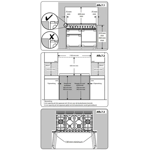 ELS110DFSLEU FALCON Fornuis 110 cm
