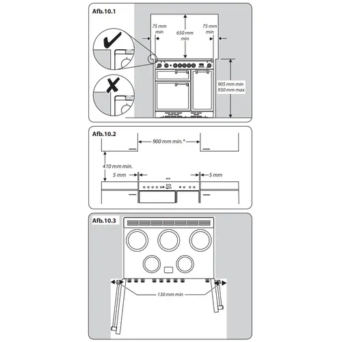 CDL90ECRGCEU FALCON Fornuis 90 cm