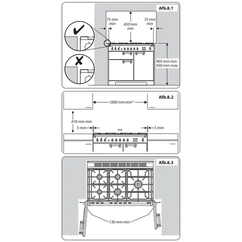 CDL100DFWHCEU FALCON Fornuis 100 cm