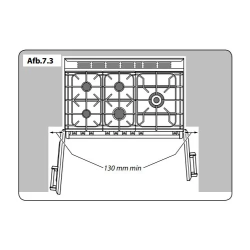 CDL100DFCRBEU FALCON Fornuis 100 cm