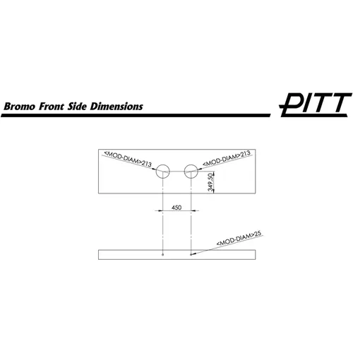 BROMOFRONTPRO PITTCOOKING Domino element