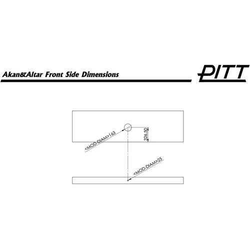 ALTARFRONTPRO PITTCOOKING Domino element