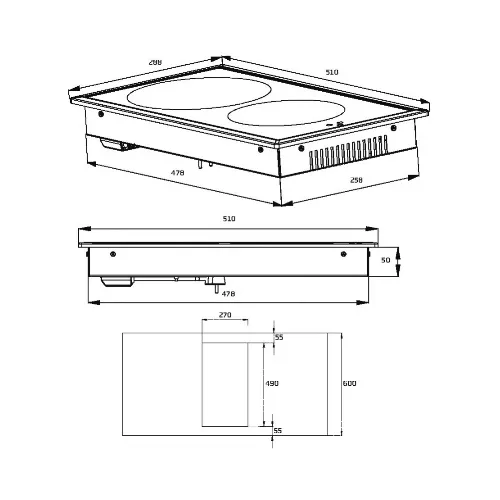 HDMI32400DTX BEKO Domino element