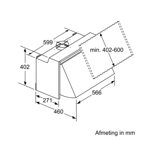 LE66MAC00 SIEMENS Geintegreerde afzuigkap
