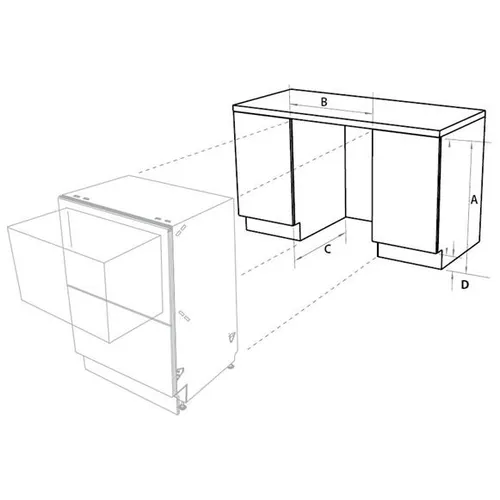 DD60DHI9 FISHER & PAYKEL Volledig geintegreerde vaatwasser