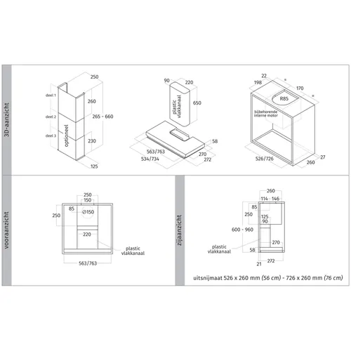 362014 AIRONE Externe motor tbv afzuiging
