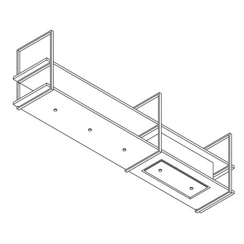 105700 WAVE Wandschouw afzuigkap