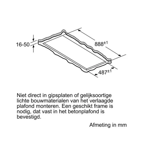 DRC97AQ50 BOSCH Plafond afzuigkap