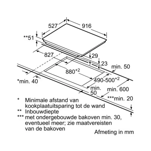 PXV995DV5E BOSCH Inductie kookplaat