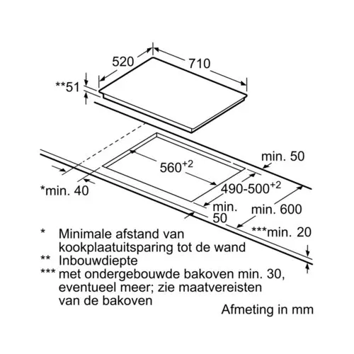 ED775FSC5E SIEMENS Inductie kookplaat