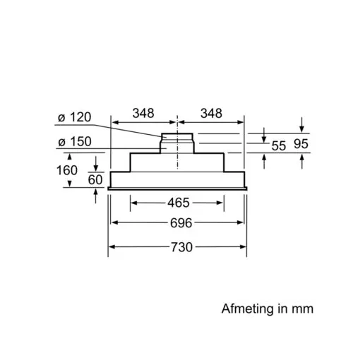 LB75565 SIEMENS Inbouwunit afzuigkap