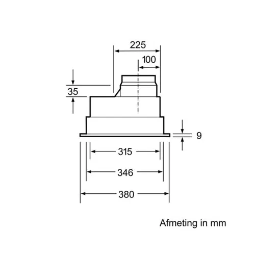 LB55565 SIEMENS Inbouwunit afzuigkap