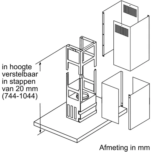 I95BBE2N0 NEFF Eiland afzuigkap