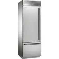 RF376LSIX SMEG Vrijstaande koel-vries combinatie