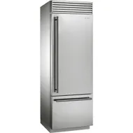 RF376RSIX SMEG Vrijstaande koel-vries combinatie