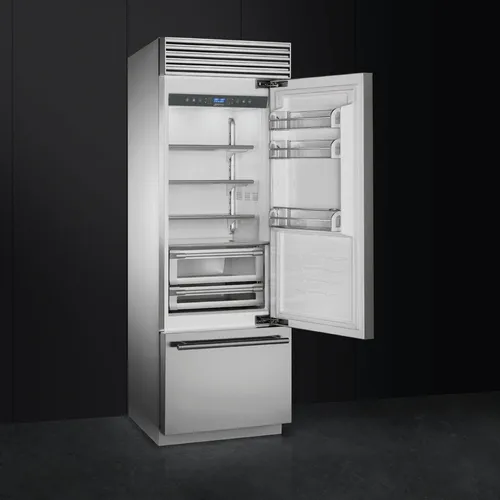 RF376RSIX SMEG Vrijstaande koel-vries combinatie